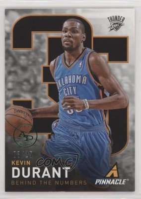 2013 Panini Pinnacle Behind The Numbers Green Artist Proof 3/25 Kevin Durant 5ir