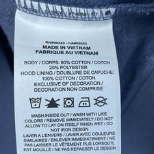 Nike Women's M Hoodie Blue Cotton Blend a1723