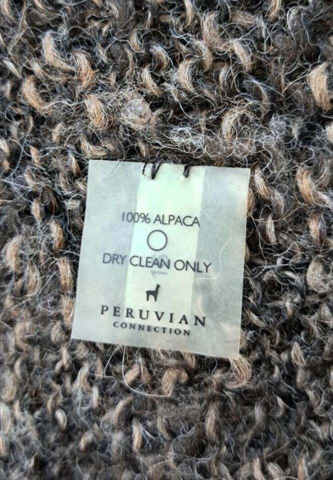 Peruvian Connection Womens Medium 100% Alpaca Swe… - image 7