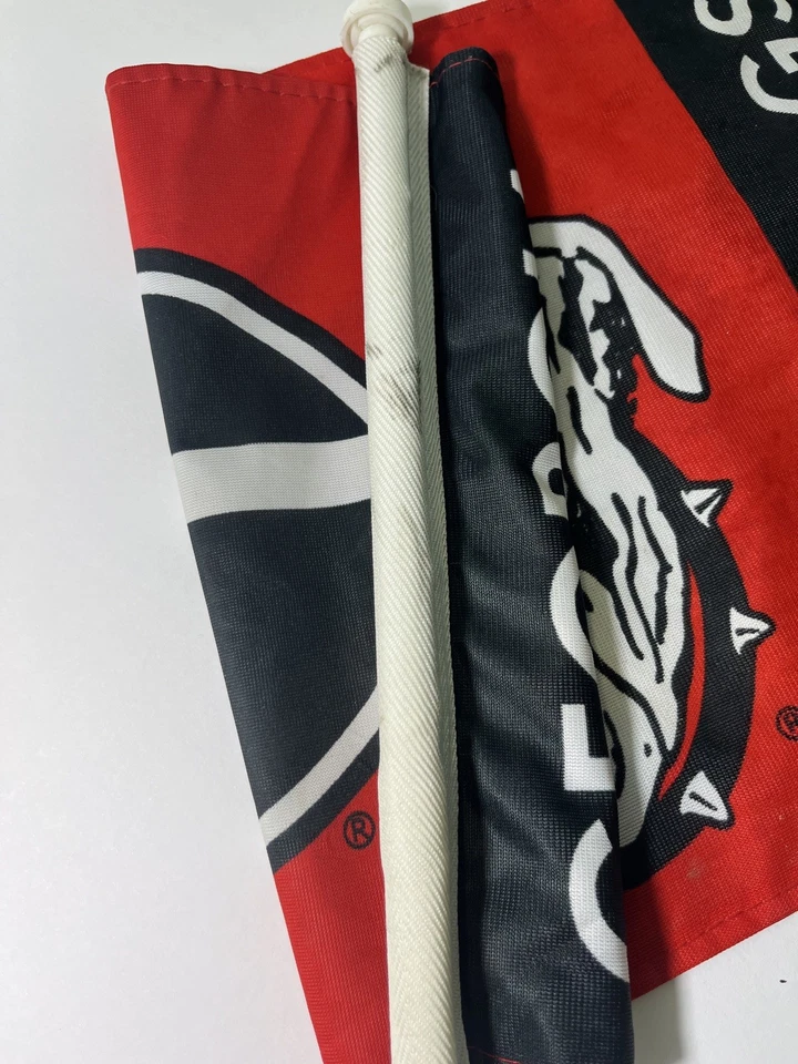 Georgia Bulldogs Doble Cara 11 por 18 Coche Bandera GUC NCAA Foto 3 de 3