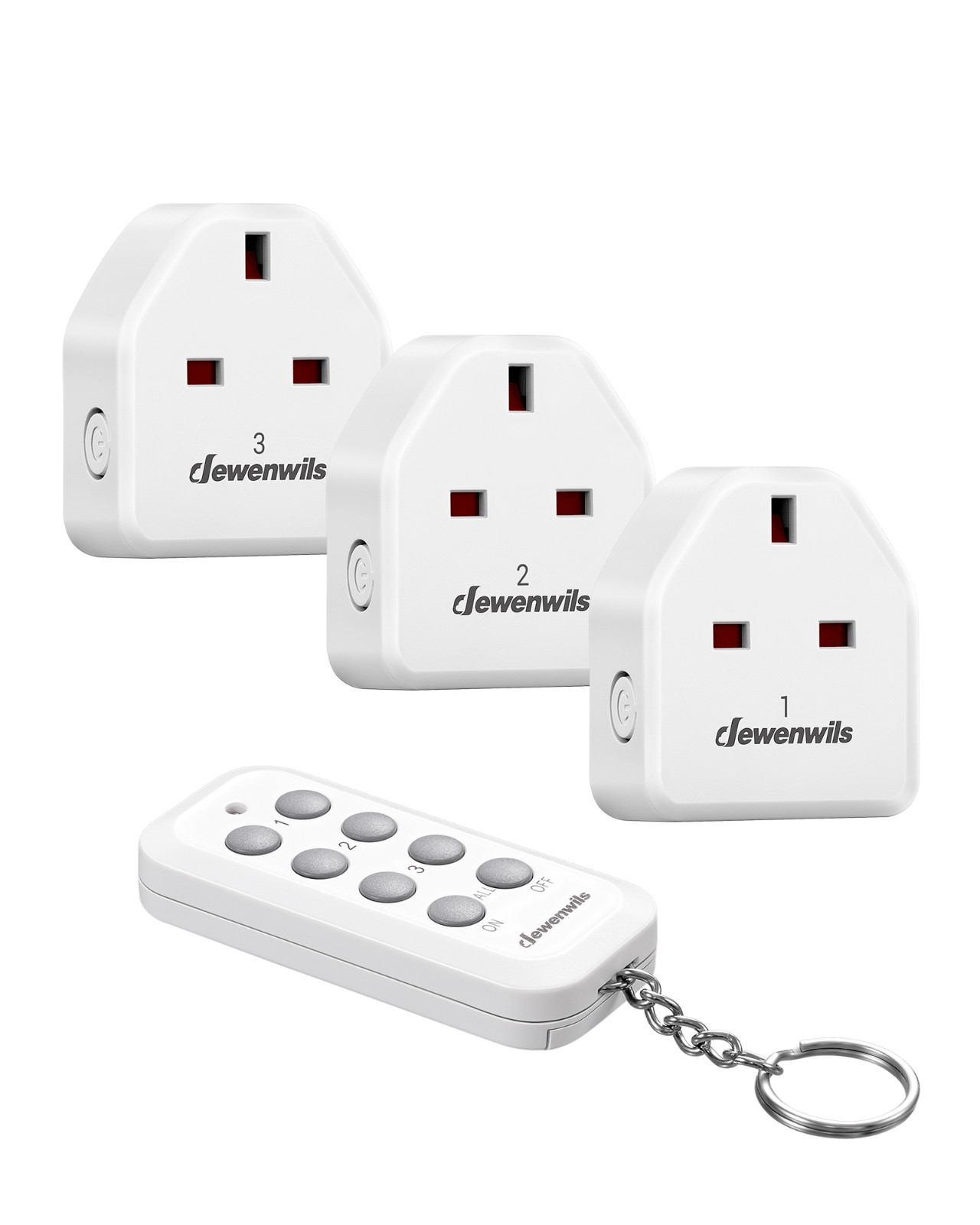 Remote Control Plug Socket, Programmable & Expandable Wireless Light Switch