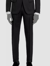 Hugo Boss Men's Black Halven/Gentry Slim Fit Tuxedo Suit Separate Pants Sz 44R