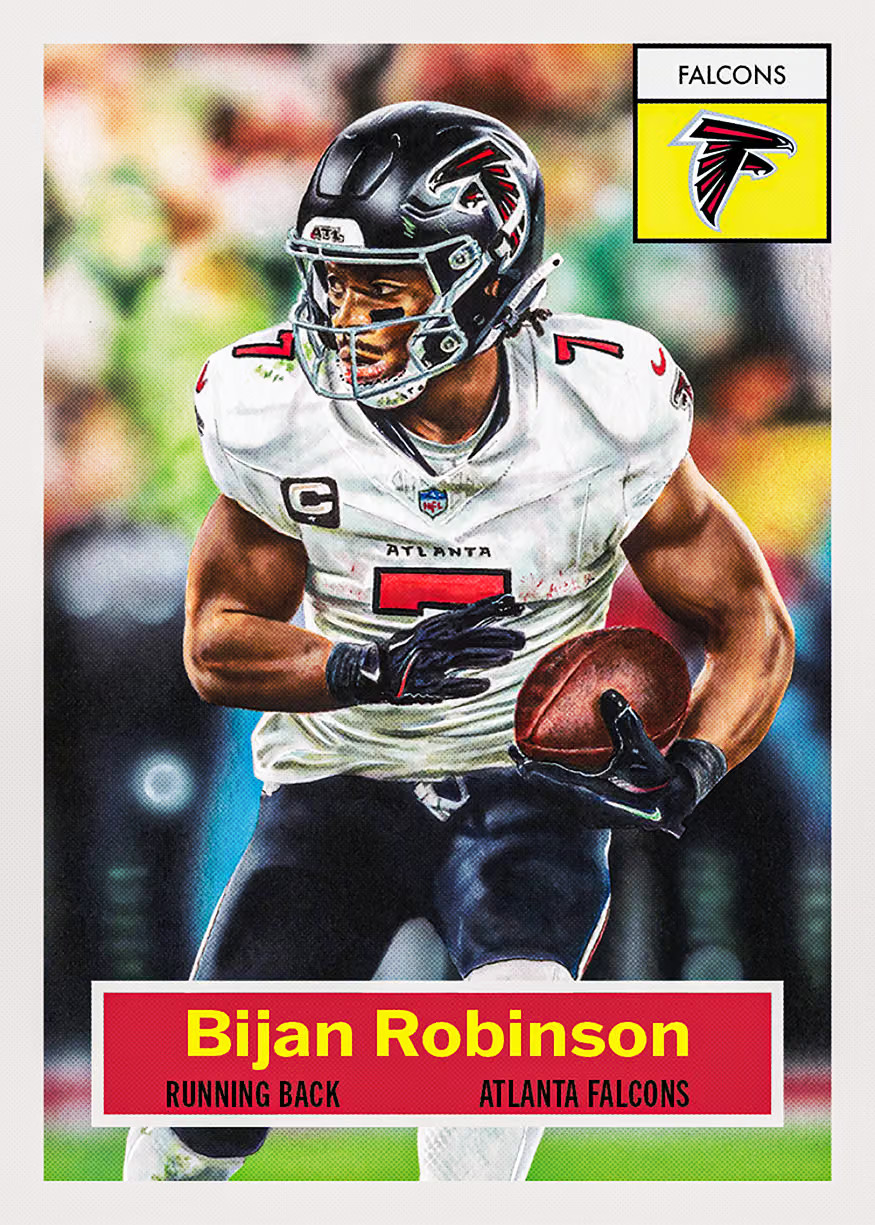 Bijan Robinson - 2026 Topps NFL Living Set #8 Atlanta Falcons Football *PRESALE*