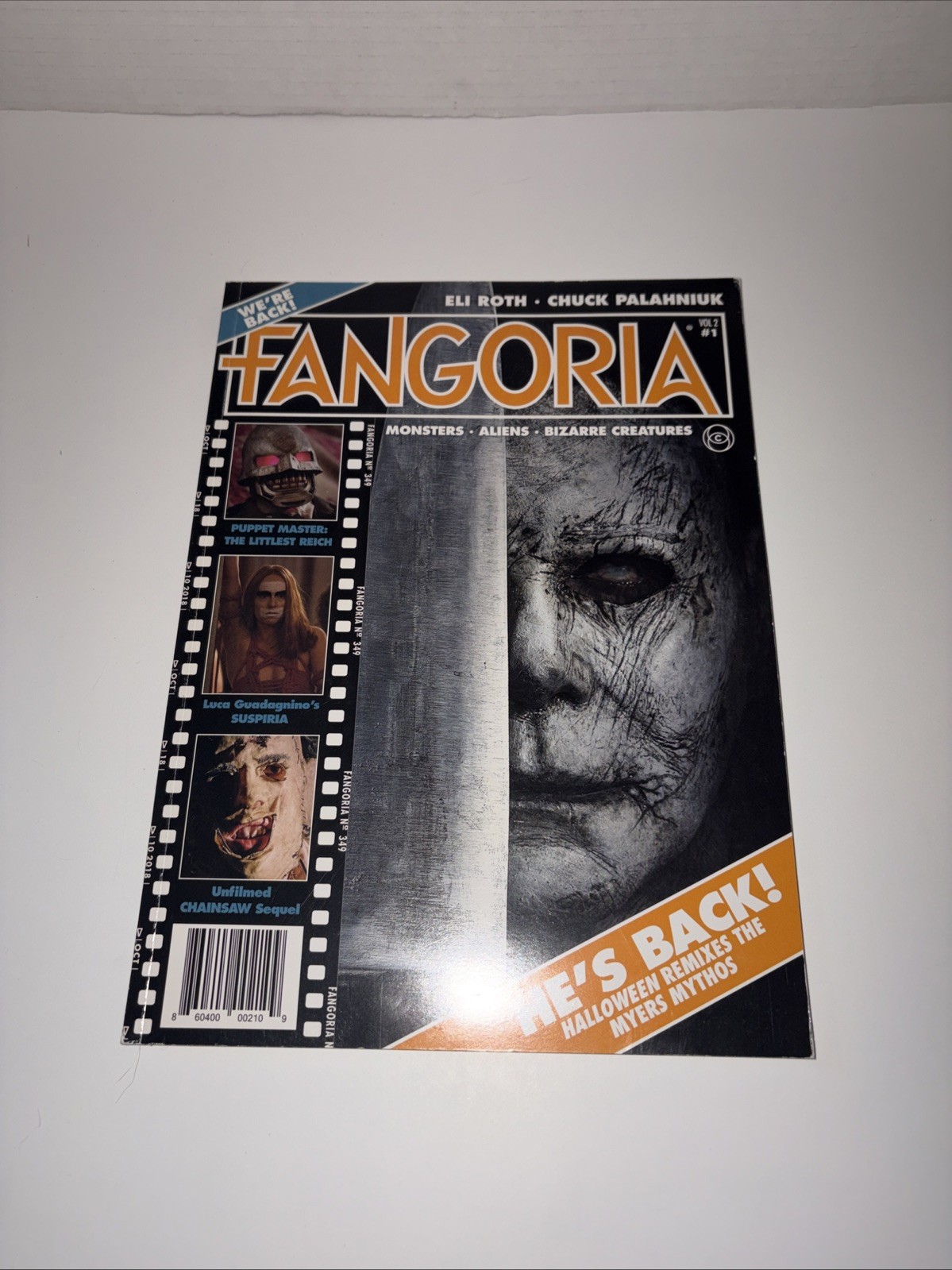 Fangoria Vol 2 #1 October 2018 He's BACK! & Collectors Only Halloween