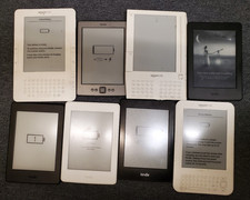 Lot of Eight 8 Kindles Untested Sold As Is