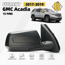 Right Side Mirror For 2017-2019 Gmc Acadia Heated Memory Camera Blind Spot 15pin