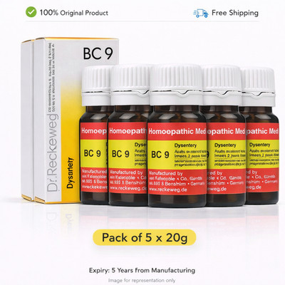 Dr Reckeweg BC 9 Tablets 20g Homeopathic General Wellness Support 5 Pack