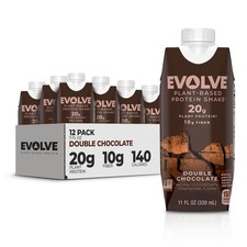 Plant Based Protein Shake, Double Chocolate, 20g Vegan Protein, Dairy , No Ar...