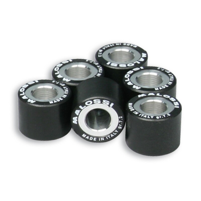 Galets de variateur Malossi 20,9x17mm en alliage haute densité