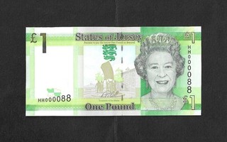 JERSEY £1 HH 000088 LOW NUMBER BELL
