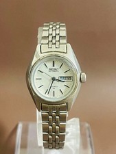SEIKO Women's Automatic Watch, White Dial