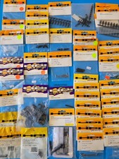 Vintage HPI Racing Misc. Parts Lot (45) Pieces A344 Gearbox Wheely King RC