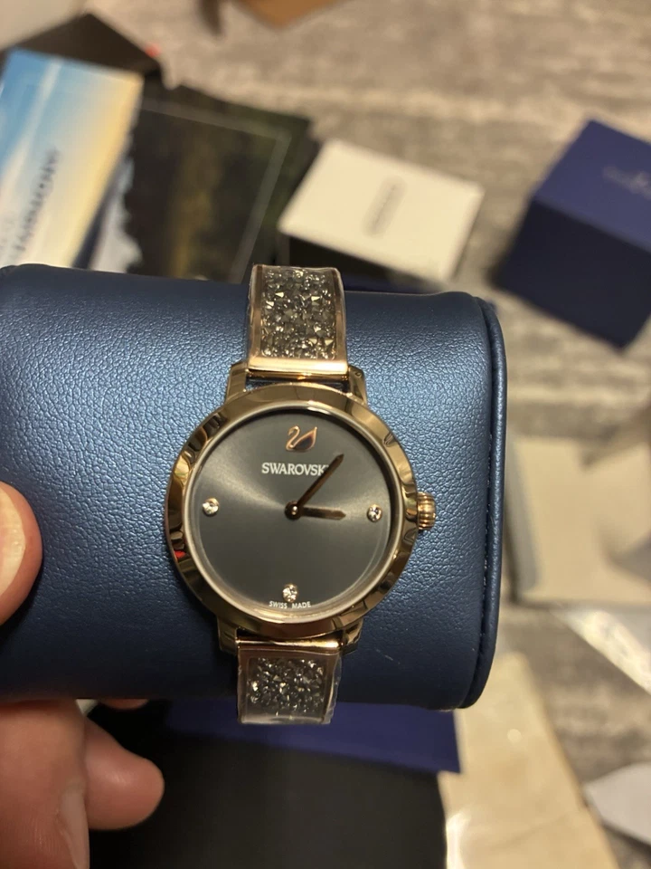 Genuine Swarovski Cosmic Rock Watch Black 5466205 - Image 2 of 4