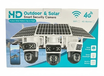 HD Outdoor & Solar Smart CCTV Kamera - IP66 bewertet