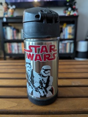 VTG THERMOS Funtainer Star Wars Kylo Ren Stainless Steel Vacuum Insulated Bottle