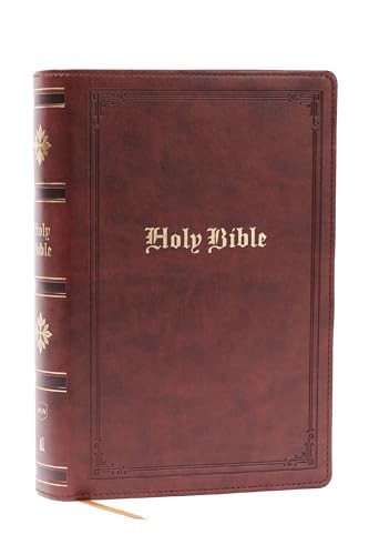 NKJV Bible Personal Size Giant Print Brown LeathersoftbRed Letter Present - Image 6