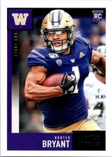 2020 SCORE HUNTER BRYANT ROOKIE FOOTBALL CARD HUSKIES LIONS NFL 406. rookie card picture
