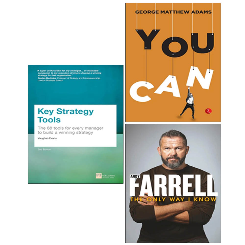 The Only Way I Know (HB),Key Strategy Tools, You Can 3 Books Collection Set