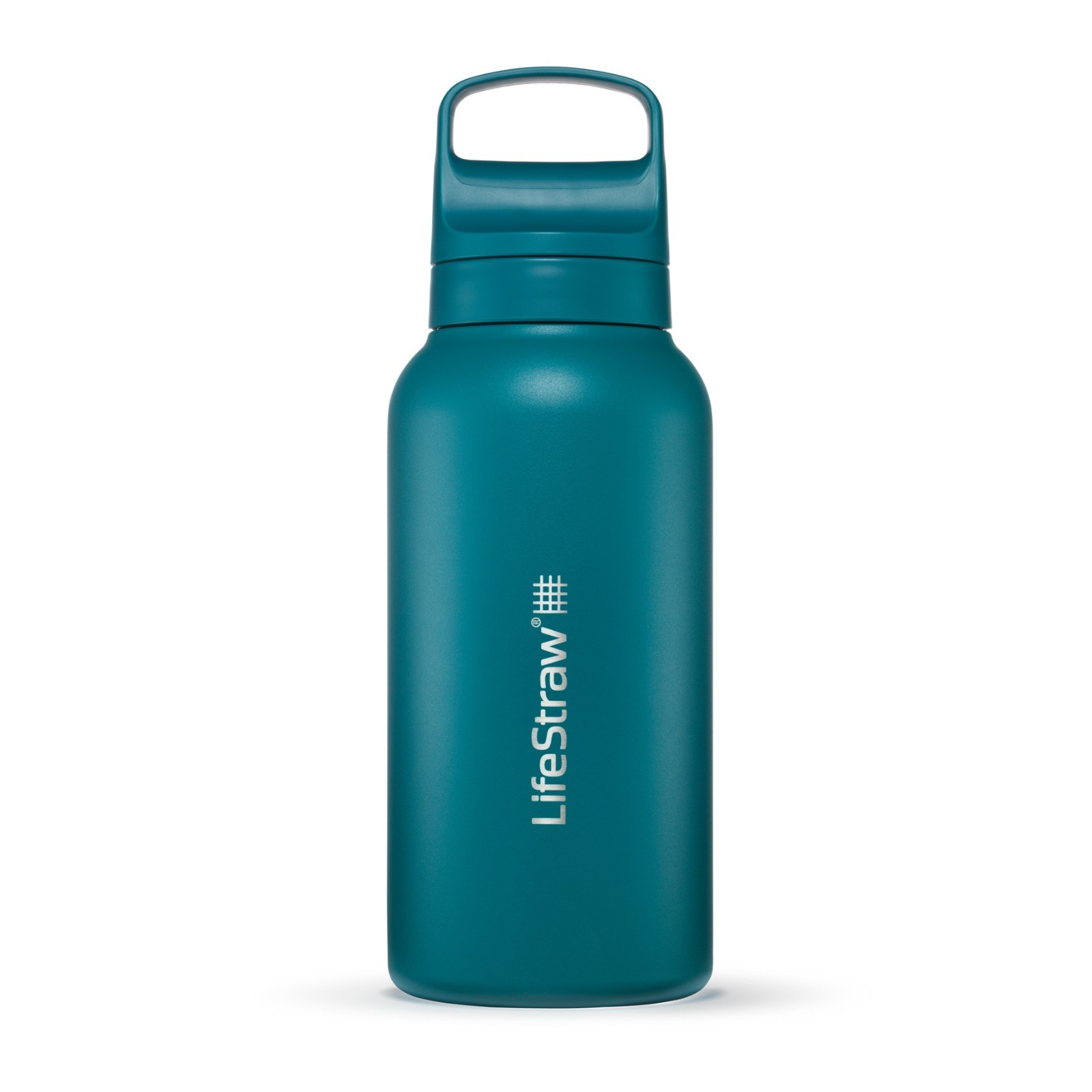 LifeStraw Go Stainless Steel 1 Litre Filter Water Bottle - Laguna Teal