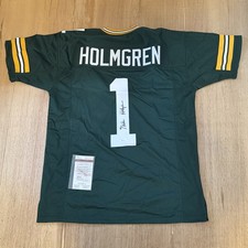 MIKE HOLMGREN Signed Green Bay Packers #1 Jersey - JSA COA