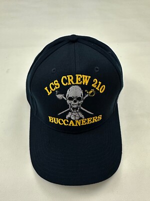 The Corps US Navy LCS Crew 210 Buccaneers Logo Baseball Cap Hat One Size