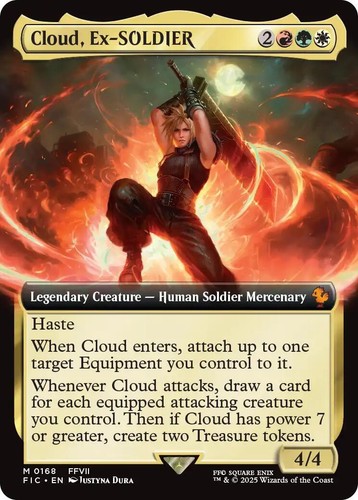 2025 MTG Final Fantasy- Sephiroth, Fabled Soldier #0527 Surge Foil