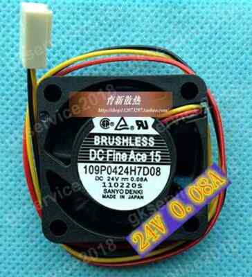 109P0424H7D08 Original For A90L-0001-0441 SANYO Fan 24V 0.08A