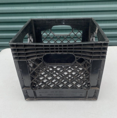 Vtg. Milk Crate Hood Quality Heavy Duty Crate 13
