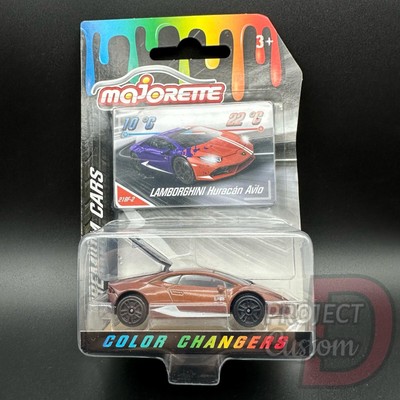 Majorette Lamborghini Huracan Avio Color Changers Premium Cars 1:64 New