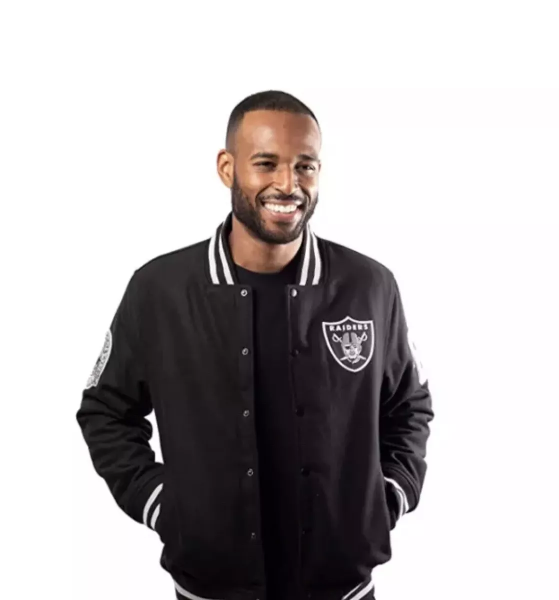 Ultra Game NFL Las Vegas Raiders Mens Classic Varsity Coaches