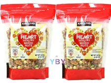 2 Packs Kirkland Signature Heart Healthy Mixed Nuts 36 oz Each Pack, Total 72 oz