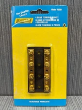 Seachoice 13501 Terminal Block - 4 Gang