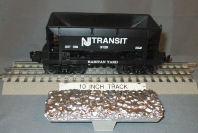 Lionel 16176 NJ Transit #9126 Black ''Raritan Yard'' Ore Car w/Silver Ld. O/027ga