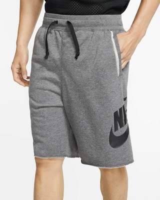 men's nike sportswear french terry alumni logo short