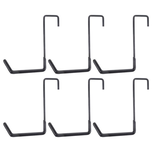 6pcs Large Hooks Garage Bike Hooks Ladder Equipment Wall Hanging Hooks