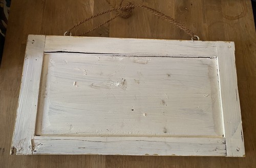 GIN O’CLOCK RUSTIC HAND PAINTED WOODEN SIGN SHABBY CHIC DISTRESSED FINISH 50 - Picture 4 of 4