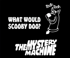 3 Pack Scooby Doo Ruh Roh Cartoon Vinyl Decal Car Window Tumbler Laptop Tablet