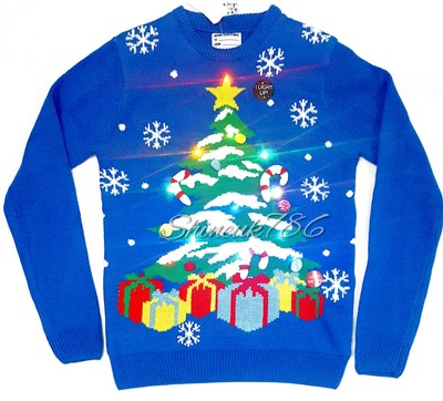 mens christmas tree jumper