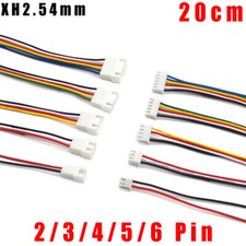 XH2.54mm 2/3/4/5/6 Pin Terminal Wire Cable Connector Male/Female Plug Socket