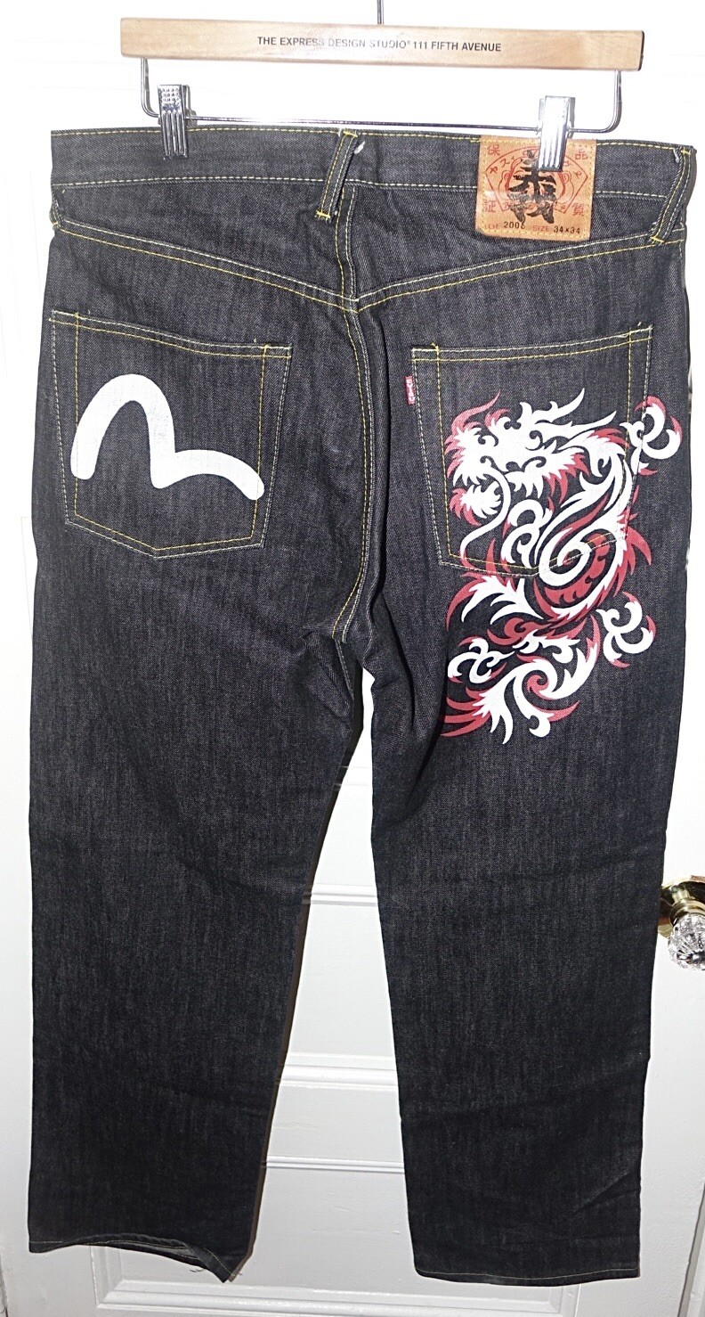 Evisu x Levi’s Jeans Men’s 34x33 Blue (Super Rare) Gem