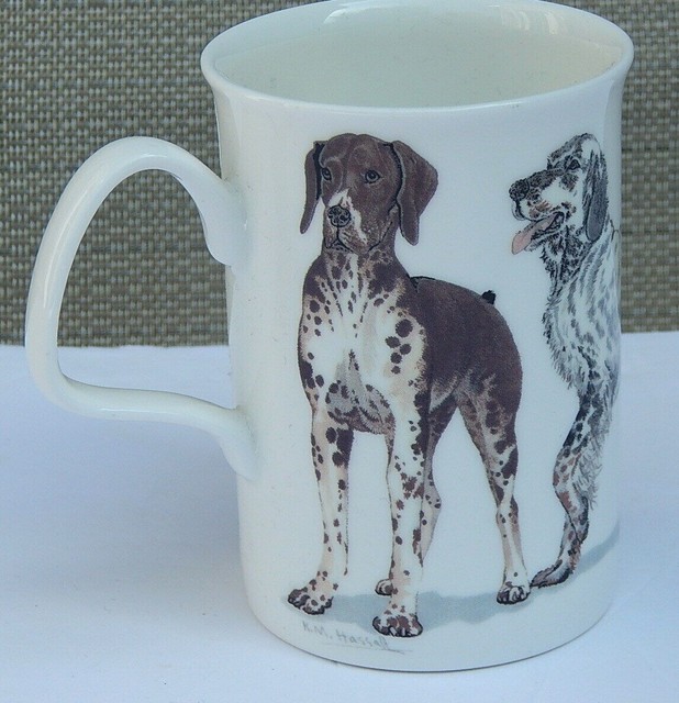 ROY KIRKHAM MADE IN ENGLAND FINE BONE CHINA DOGS COFFE TEA MUG NEW