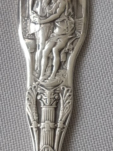 SELTENER GORHAM STERLINGSILBER MYTHOLOGIQUE 1894 MULTIMOTIV LÖFFEL - Bild 4 von 16