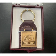 O.C. Tanner Co-Op Keychain In Original Case Vintage Collectible