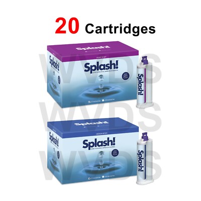 20x50ml Splash Fast/Reg Set Extra Lite /lite Body Dental VPS Impression Material