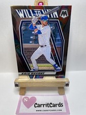 KRIS BRYANT 2021 Panini Mosaic Baseball Will To Win #WTW3 Chicago Cubs