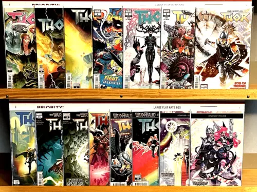 THOR #1-15 STRAIGHT RUN (2018) AARON DEL MUNDO  1ST APPS  DOOM VENOM  HIGH-GRADE