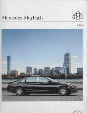 2018 18  Mercedes Benz Maybach  Original  Sales Brochure 