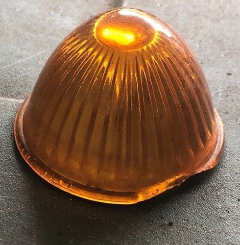Amber Glass Lens, 8853, OEM