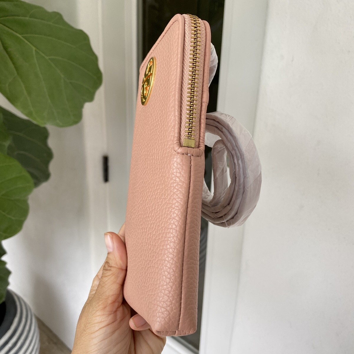 Tory Burch iPhone7 スマホケース ローズゴールド 箱付き♪ Tory Burch Grace Phone Crossbody 88360 Leather Pink Moon | eBay