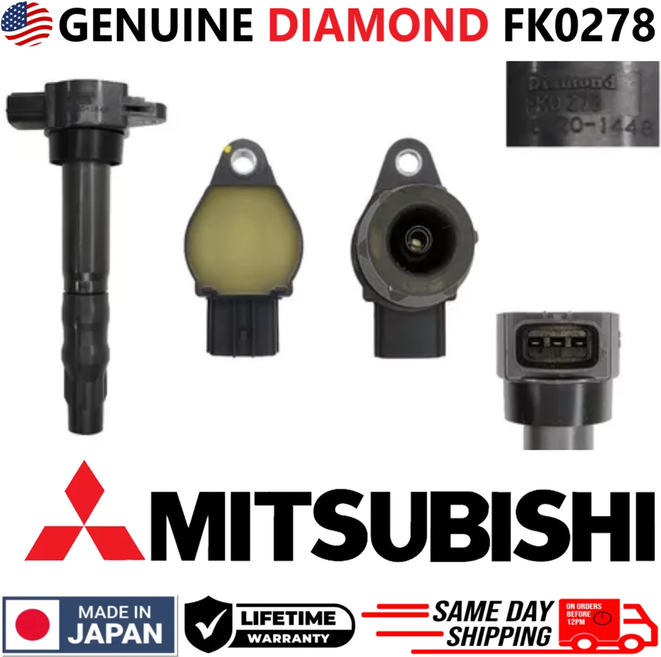 GENUINE Ignition Coils For 1994-2017 Mitsubishi Eclipse Galant Outlander Lancer - Image 4 of 4
